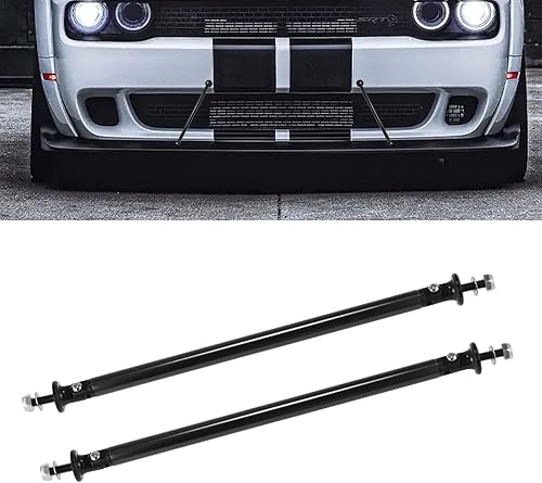 Vista 14 de Xotic Tech - Varillas ajustables de soporte para difusor para parachoques delantero, se adaptan a la mayoría de los vehículos