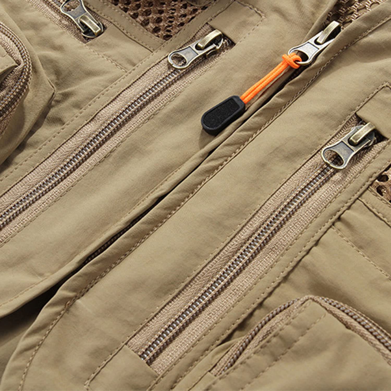 Chaleco para Hombre Chaleco Sin Mangas con Multibolsillos Chaleco Transpirable De Verano Chaleco Casual para Fotografía De Pesca Chaqueta De Viaje para Senderismo Exterior