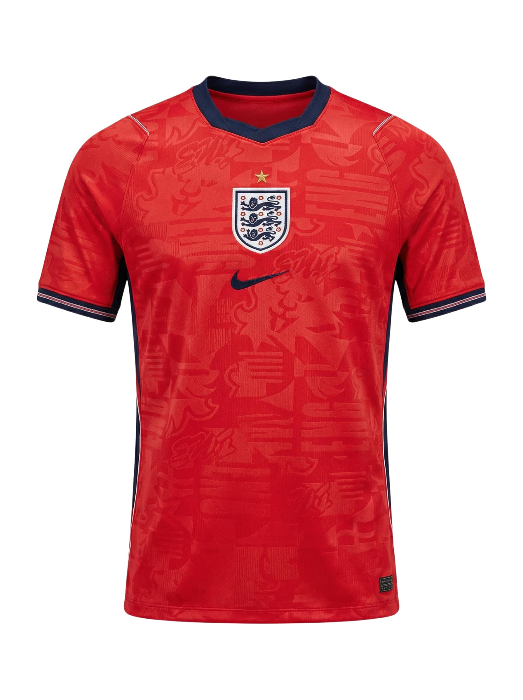 Nike England 2026 Kids Dri-Fit Stadium Away Shirt Red/White