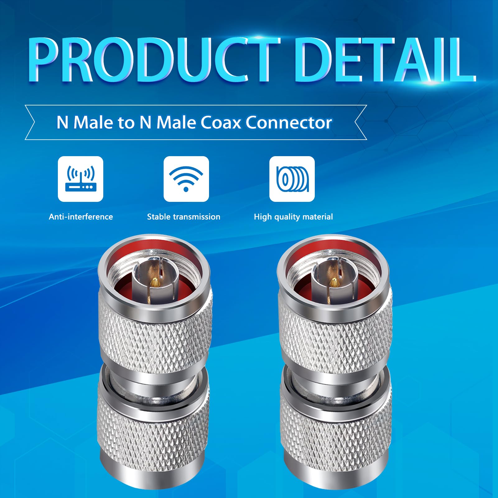 SDOPPIATORE T ANTENNA Splitter Coassiale 2x IEC Maschio - Foto 4