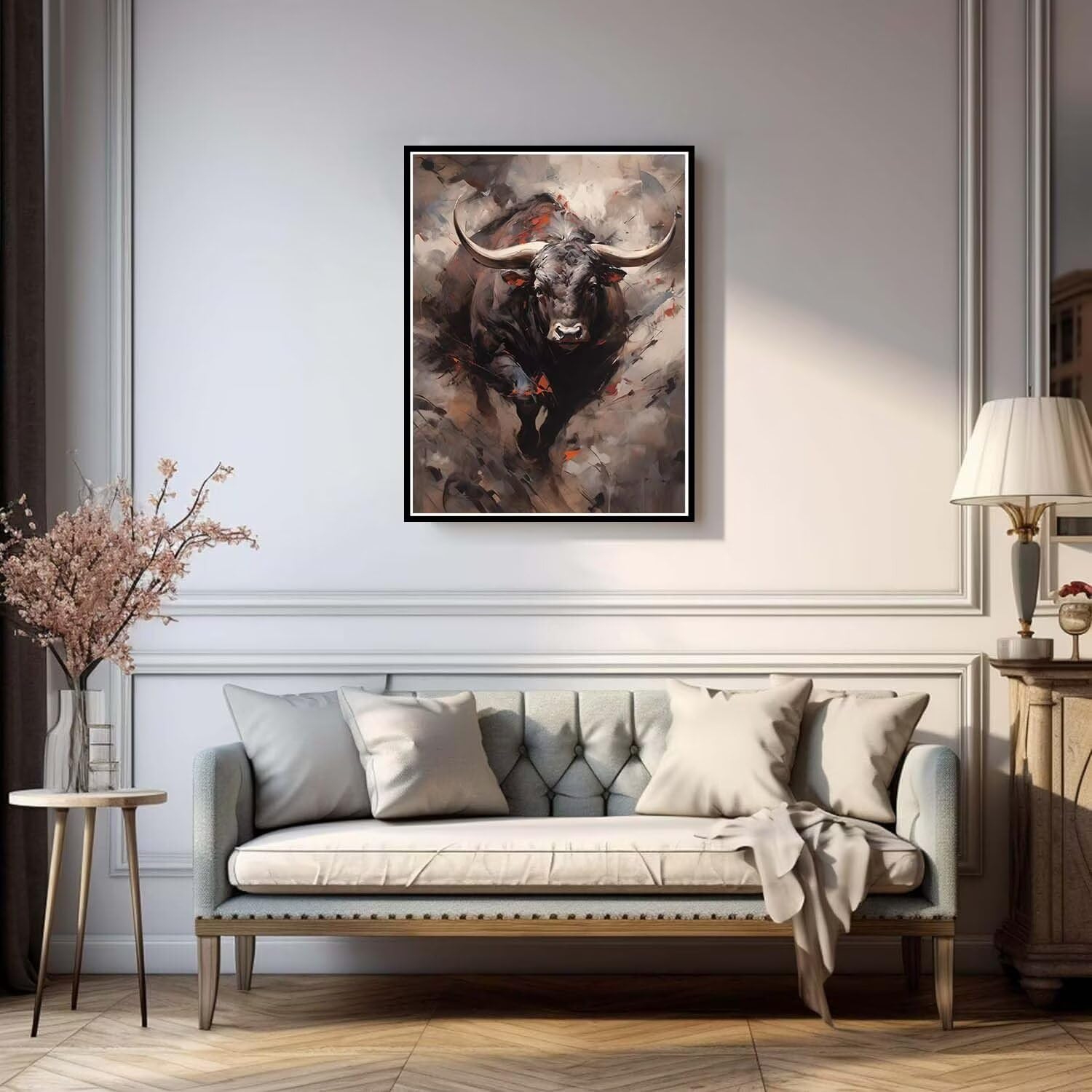 DAERLE Diamond Painting Kuh – DIY 5D Diamant-Malerei-Set, 30x40 Cm, Mit Allem Zubehör Für Entspannende Kreativzeit