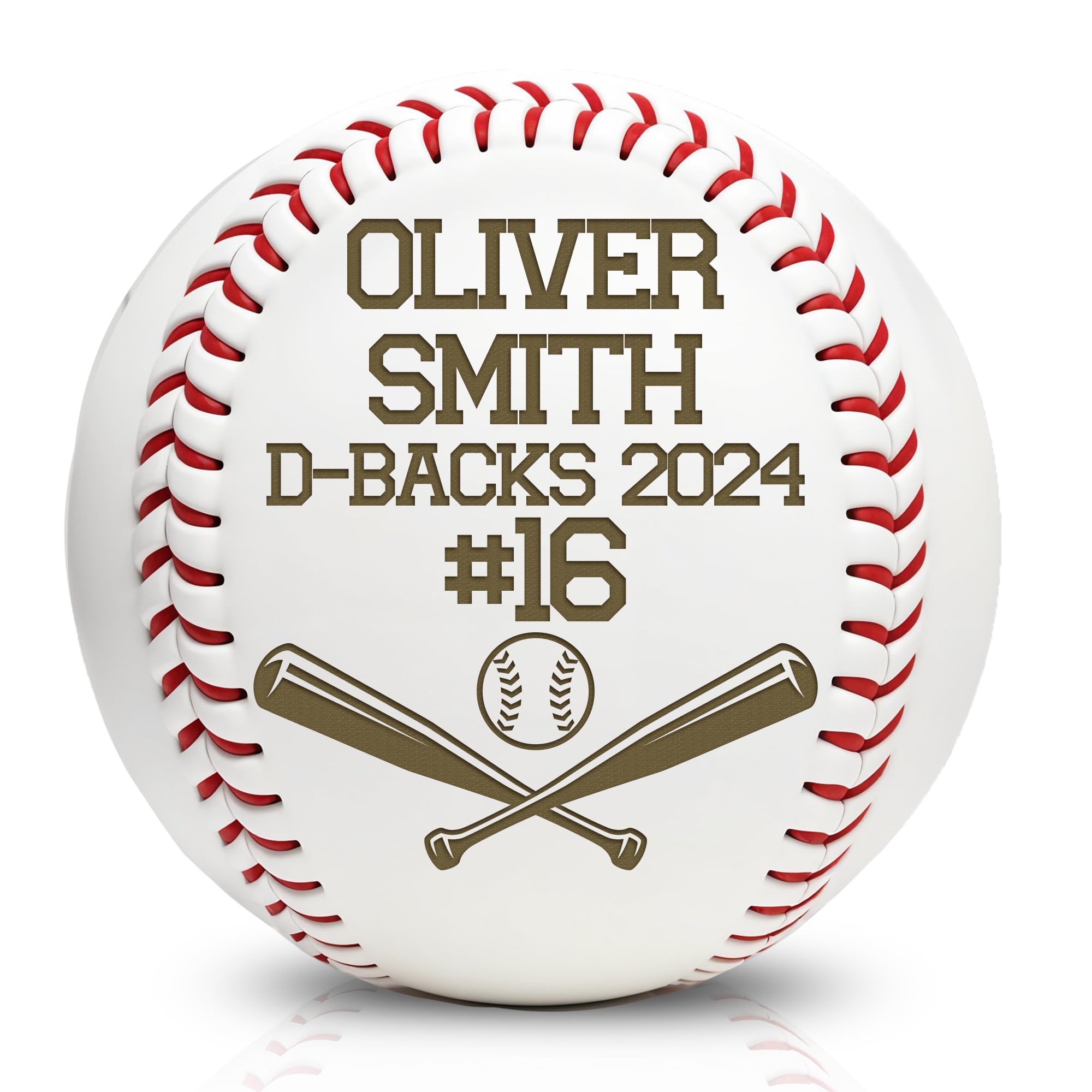 Personalized Baseball Ball with Custom Name, Engraved Ball, Personalized Baseball Gifts for Team, Coach, Player, Senior, Custom Name Award Trophy, Engraved Gift Thank You Coach