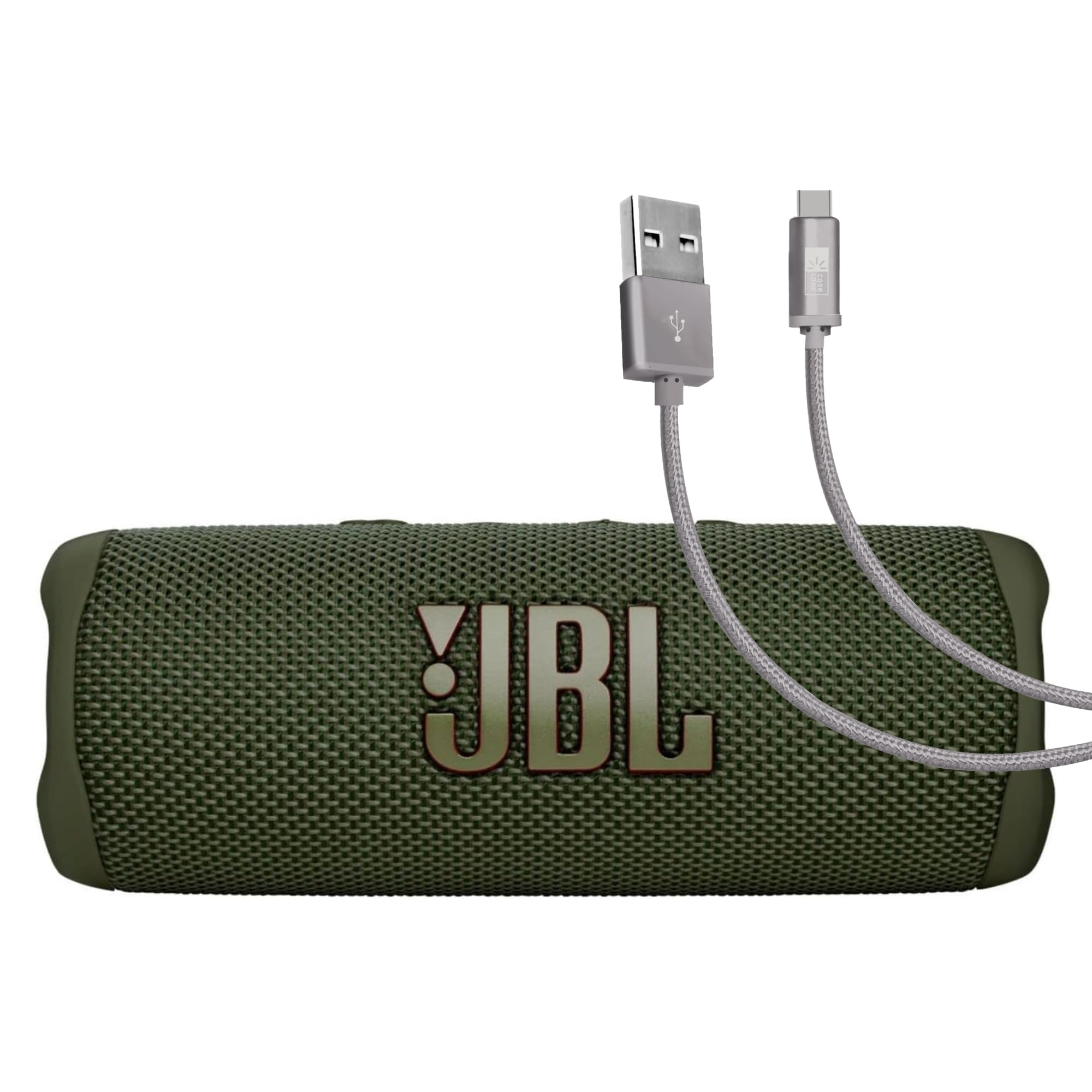 Amazon.com: JBL Flip 6 (Green) + Bundle with Case Logic Braided