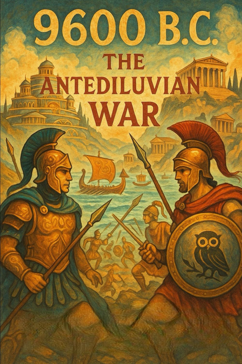 9600 B.C.: The Antediluvian War: A Mythic Epic of Atlantis, Ancient Athens, and the Clash of Civilizations (Mysteries of the past)