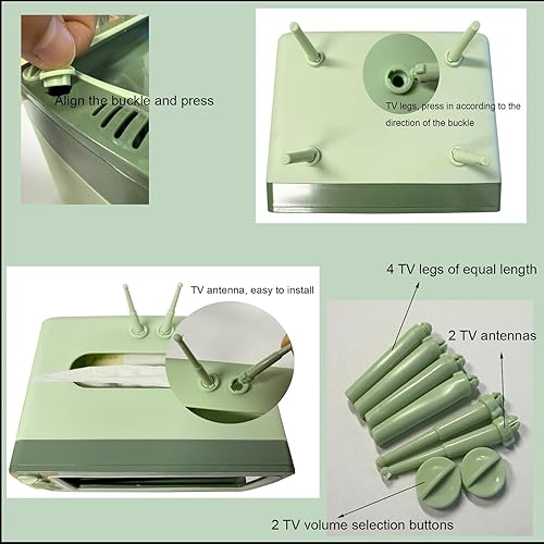 Miniatura 5 de Divertido y lindo soporte para caja de pañuelos de TV, caja de pañuelos cuadrada multifuncional para todos los teléfonos inteligentes, servilleteros