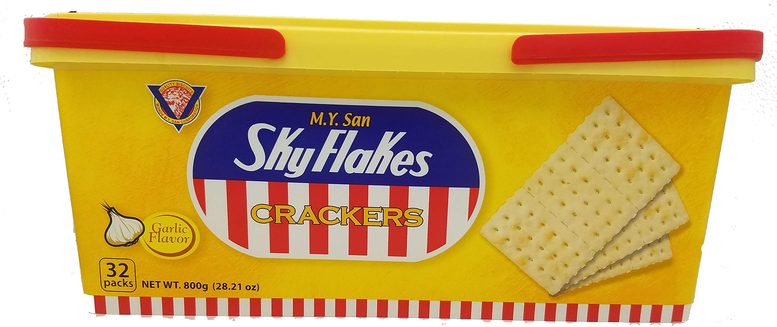 SkyFlakes Crackers Individually Wrapped Garlic Flavor 800g
