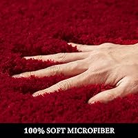 Vista 117 de MIULEE - Juego de 2 tapetes para baño, absorbentes, microfibra esponjosa y gruesa, con reverso antideslizante, lavable a máquina, para baño, ducha