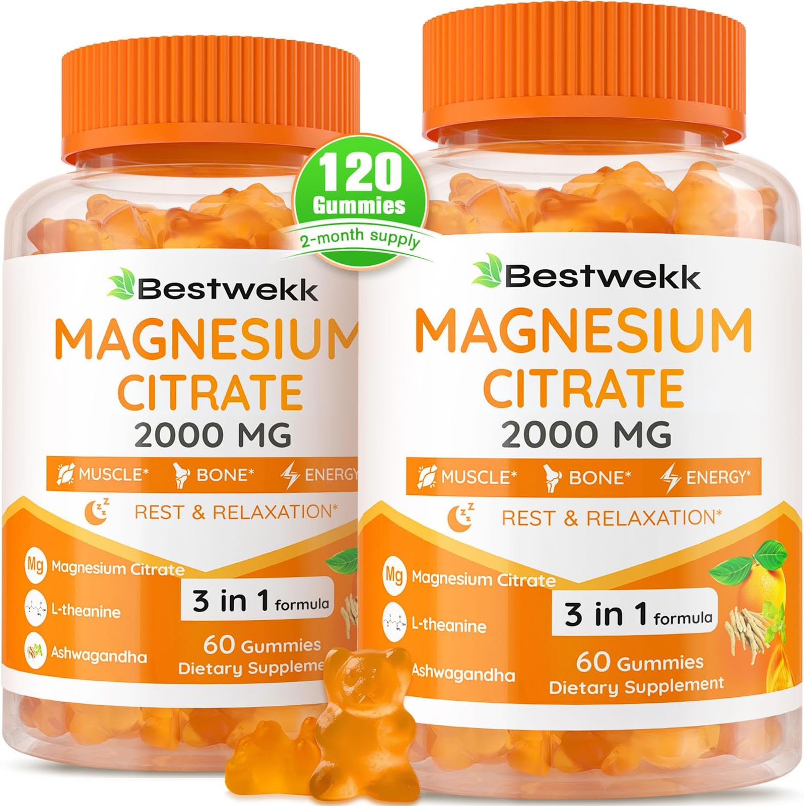 Magnesium Citrate Extra Strength 250 mg, High Absorption