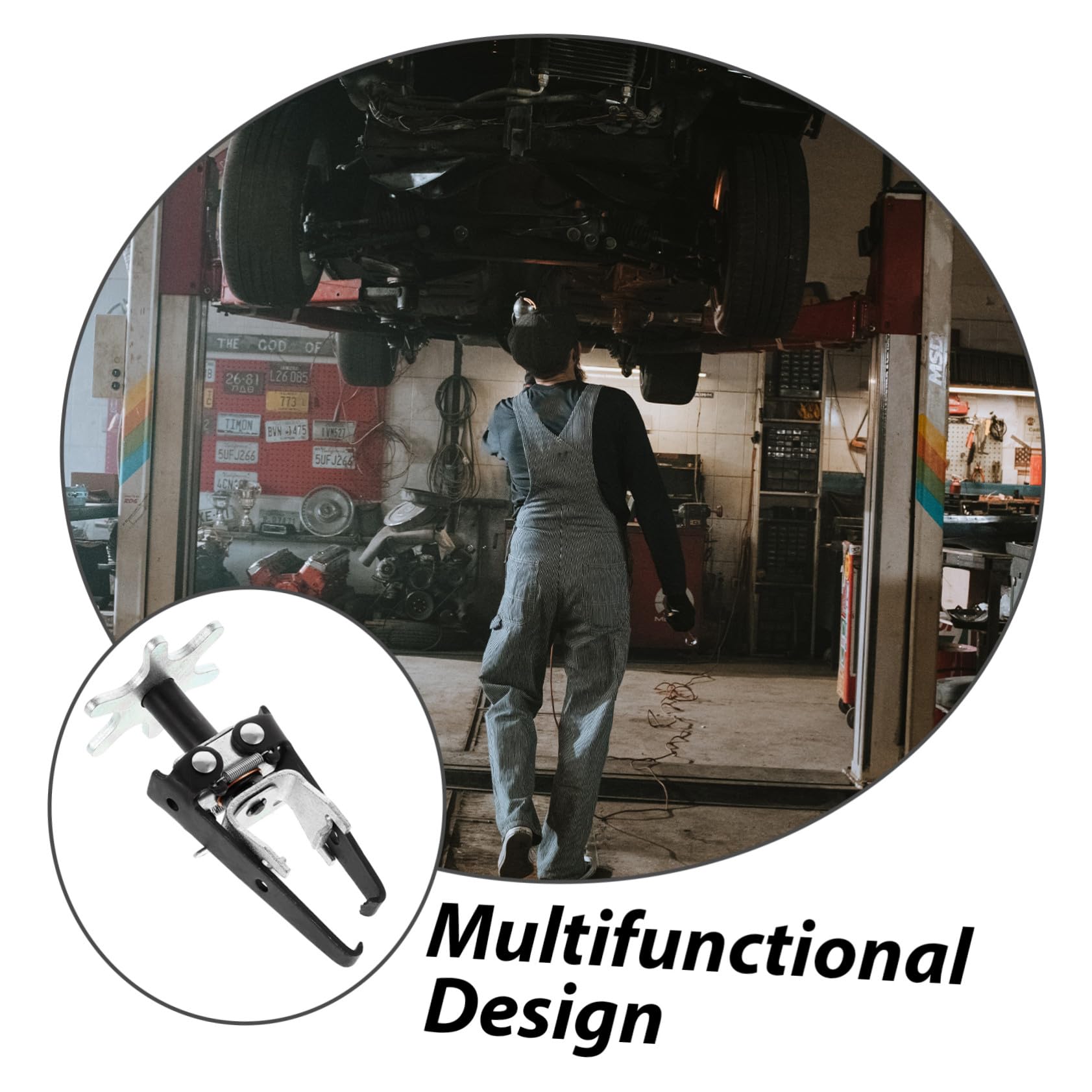 Alipis Strumento per Compressione Molle Valvole Motore Strumento per Compressione Molle Valvole Auto Compatibile Diverse Marche e Modelli di Auto per Professionisti