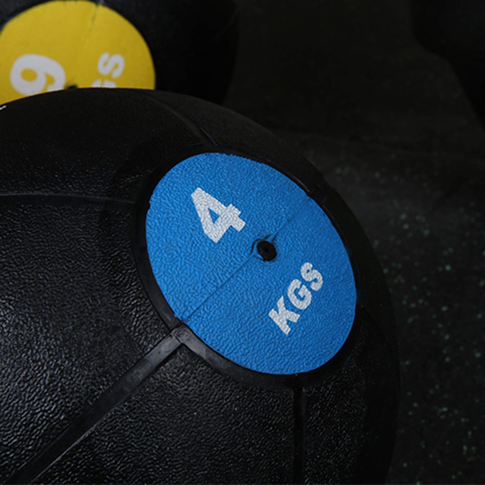 Palla mediche HUA Home Palestra Solid Medicine Ball, Doppio Manico Palla Gonfiabile in Gomma, per Uomo E Donna per Allenare Le Palle di Equilibrio, 3kg, 4kg, 5kg, 6kg, 7kg, 8kg, 9kg, 10kg