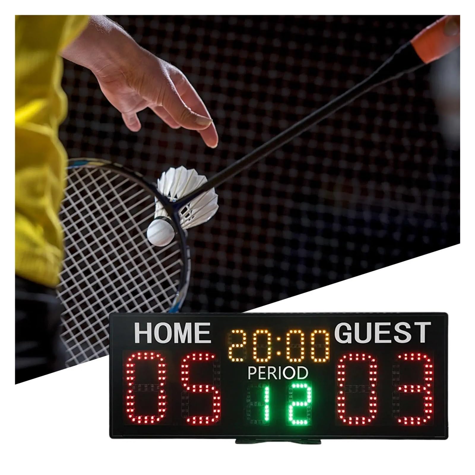 Tabellone segnapunti elettronico Digitale da Tavolo a LED for Tennis for Calcio Baseball Ping Pong Sport