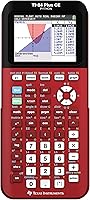 Vista 2 de Texas Instruments TI-84 Plus CE Calculadora gráfica a color, rojo radical pequeño