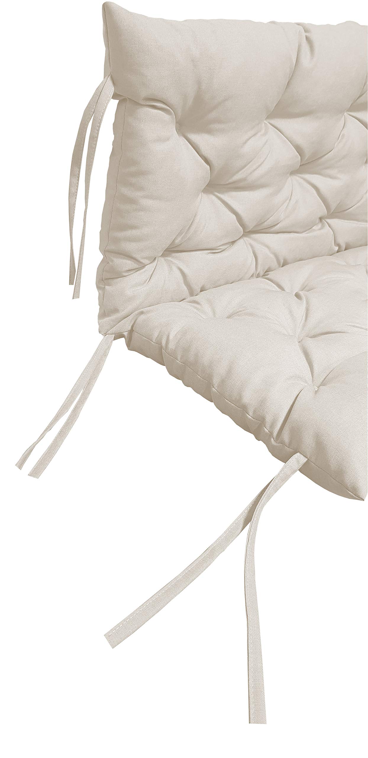 Chilly Pilley Bankkussen Relax Palletkussen Met Rugleuning Tuinschommelkussen Met Naden Gewatteerd Tuinkussen Tuinkussen Zitkussen Hollywood Swing (110x50x50, Donkerrood
