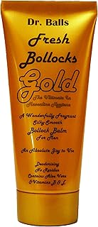 Fresh Bollocks Gold - Intimate Deodorant and Anti-Chafing Balm. 200ml tube.