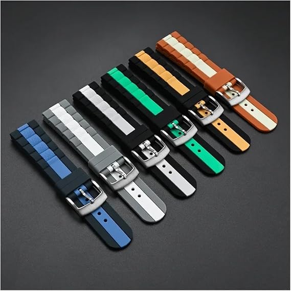 Strap Compatible With Swatch X Blancpain Five Oceans High Tensile Sport Silicone Watch Band Compatible With Fifty Fathoms Men Women 22mm