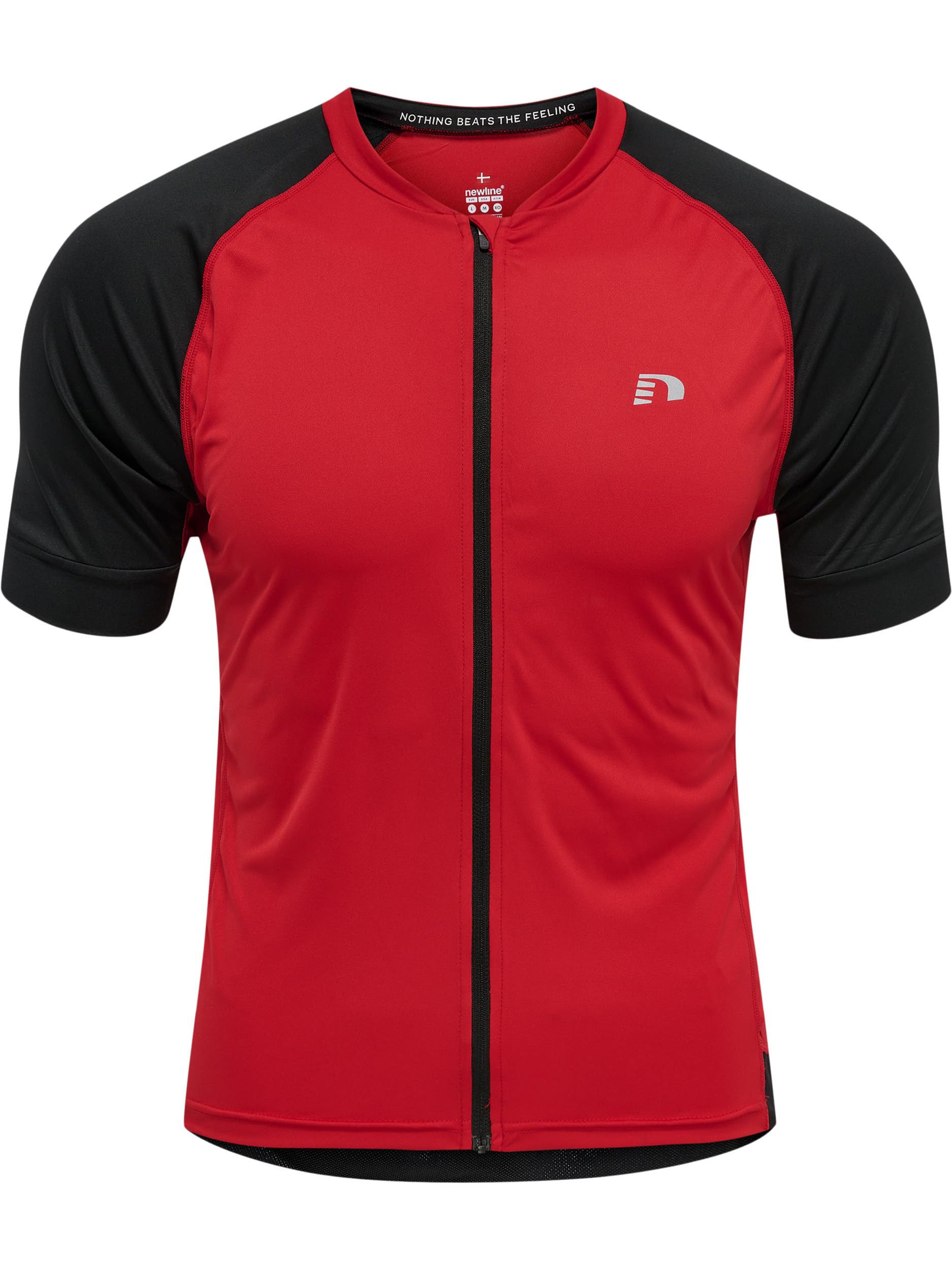newline Men's Core Bike Jersey T-Shirt, Tango Red