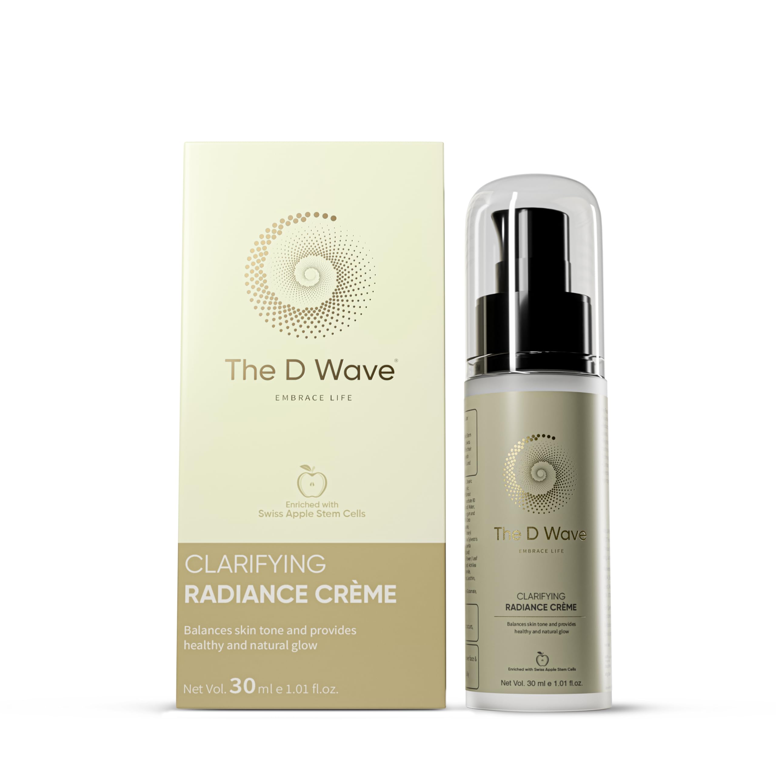 Clarifying Radiance Crème for Bright Skin & Radiant Glow - 30ML | Firmer, Supple and Deeply Nourished Skin | Reduces Signs of Ageing | All Skin Types & Genders