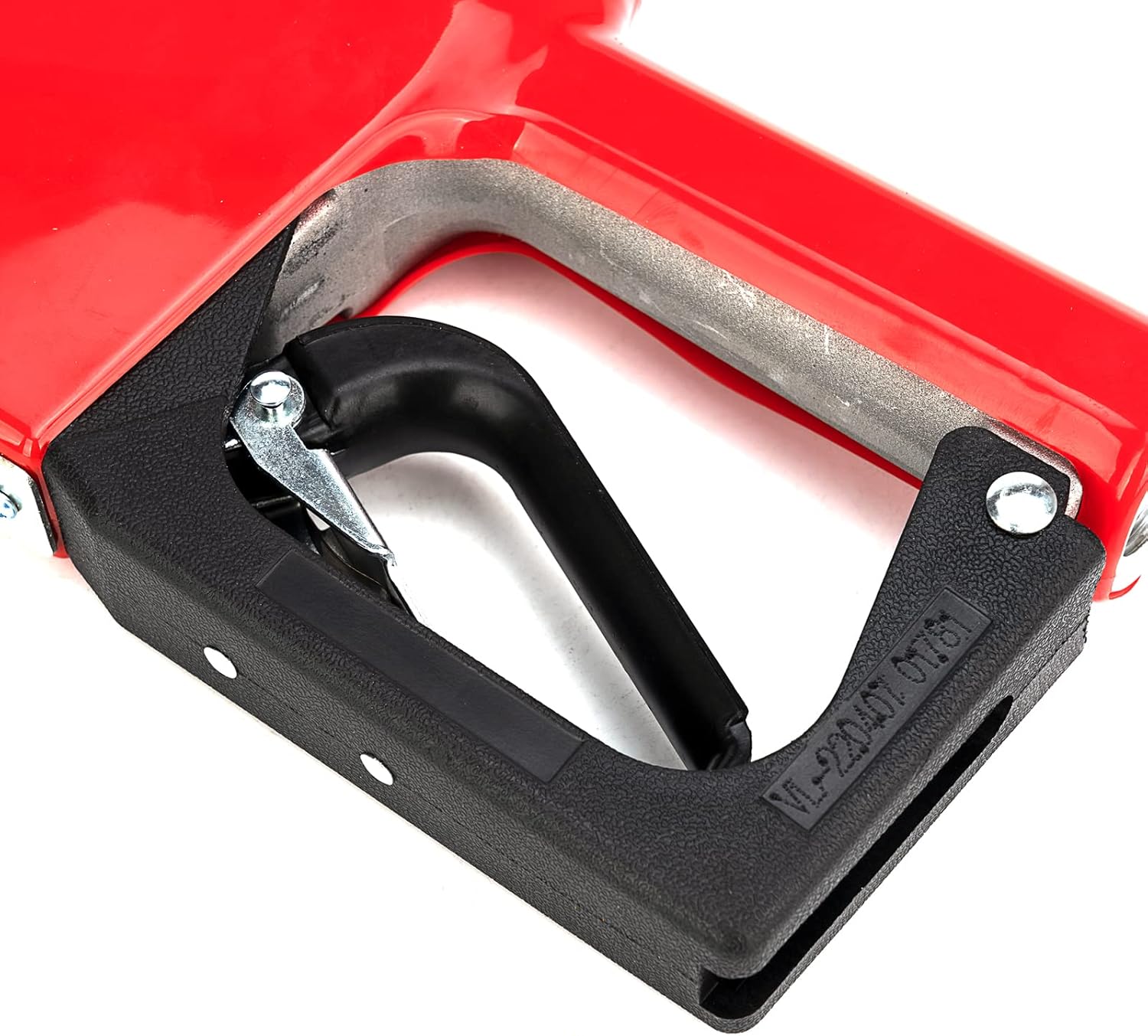 3/4 inchNPT Automatic Fuel Nozzlem,Auto Shut-Off Nozzle,High Flow Car Filling Nozzle BP Red Hand Guard and Hanging Hook for Diesel,Kerosene Various Gasoline 13/16inchSpout, 16GPM