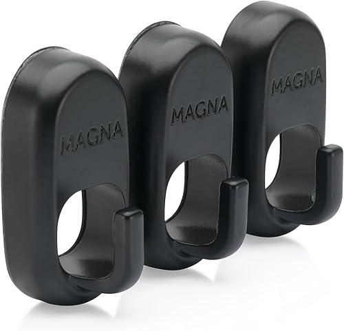 Miniatura 4 de Paquete de 3 ganchos magnéticos para parrilla de pellets para ahumar, se fijan a la tolva de pellets para colgar tus utensilios y accesorios de