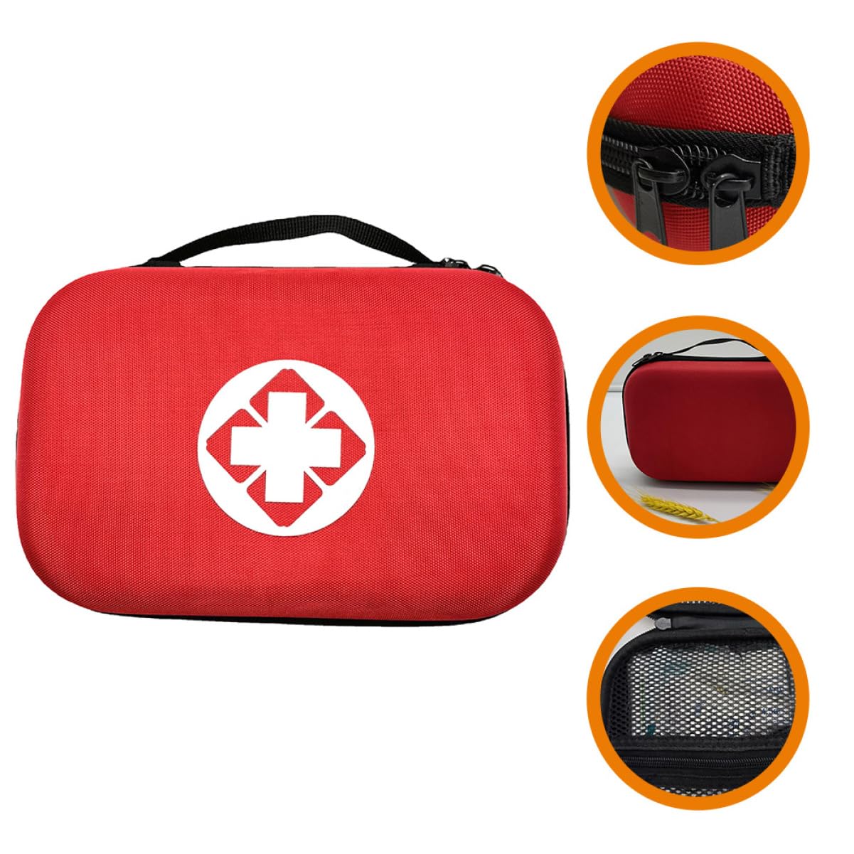 5 Piezas Bolsa de Portátil para y Senderismo Botiquín de Emergencia con Cierre para Almacenamiento de y Accesorios Exteriores