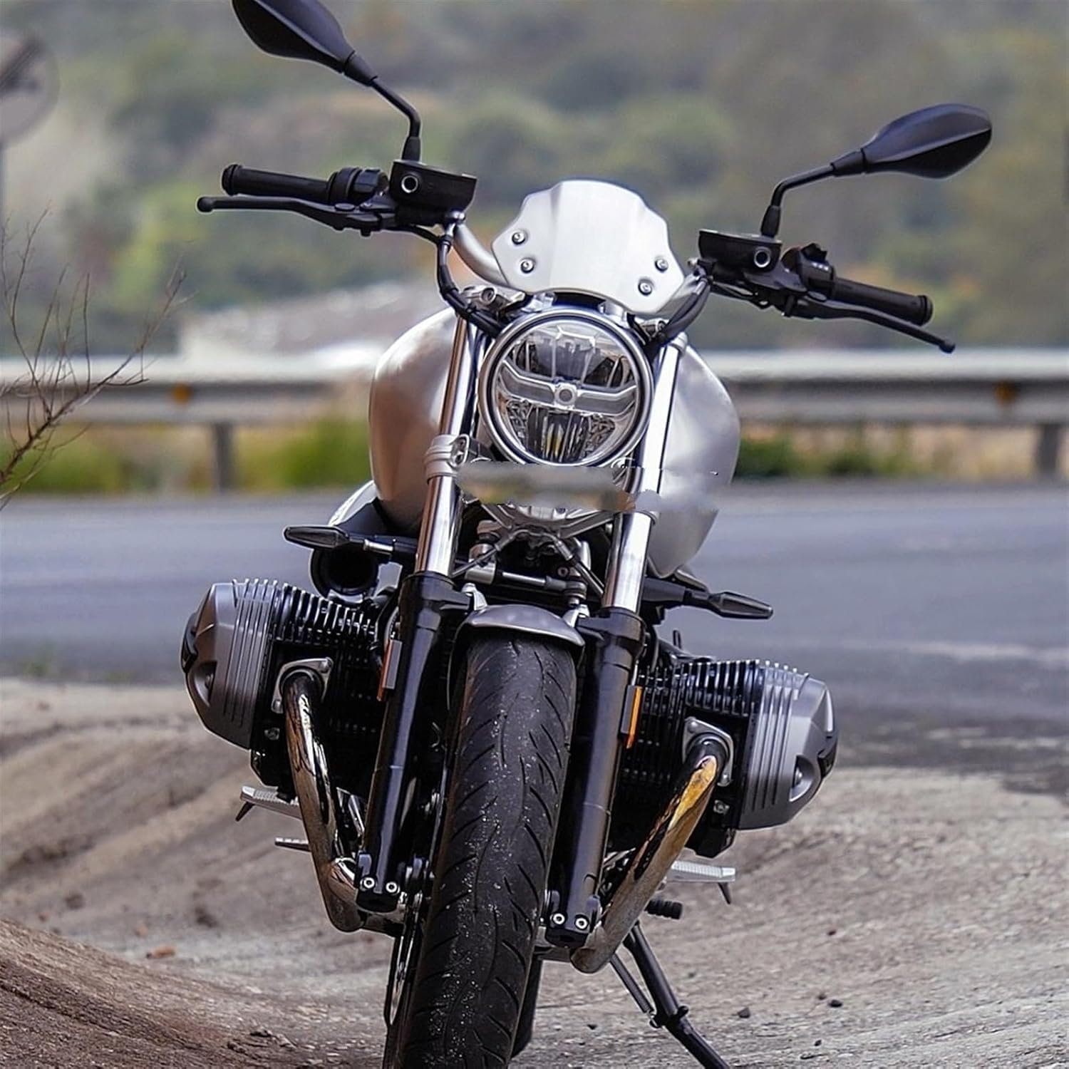 Deflettore Antivento per Moto per BMW R Nove T R Nine T Racer R Nine T Scrambler Urban G/S, Antivento Estensione Parabrezza del Vento Cupolino Spoiler
