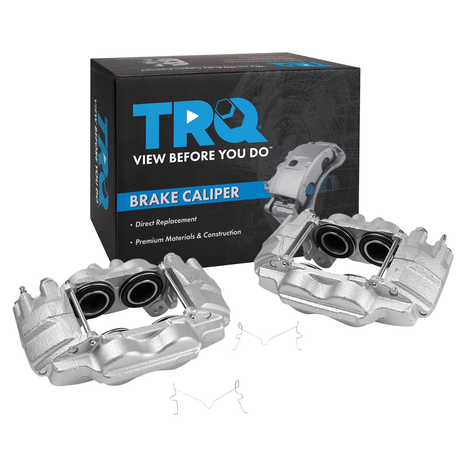 TRQ フロントブレーキキャリパーセット 2007-2014 FJ クルーザー Amazon | TRQ フロントドライバーと助手席側ブレーキキャリパーセット