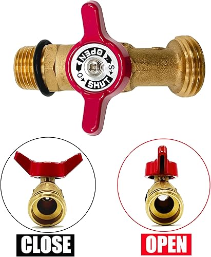 Miniatura 5 de Adaptador de bolsa IBC de 275-330 galones, accesorios de bolsa IBC de 2.36 pulgadas, rosca fina (NPT - rosca gruesa) + válvula de bola de manguera