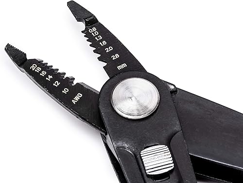 Miniatura 7 de Crescent 2 en 1 Combo Dual Material Linesman's Alicates y pelacables - CCP8V, Negro