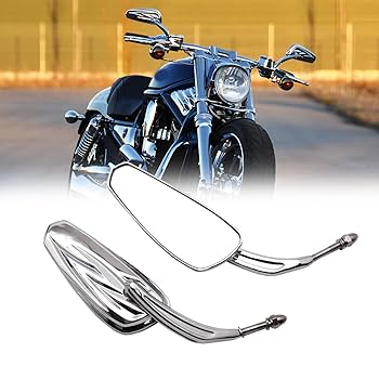 Amazon.com: Chrome Motorcycle Side Mirror for Road King