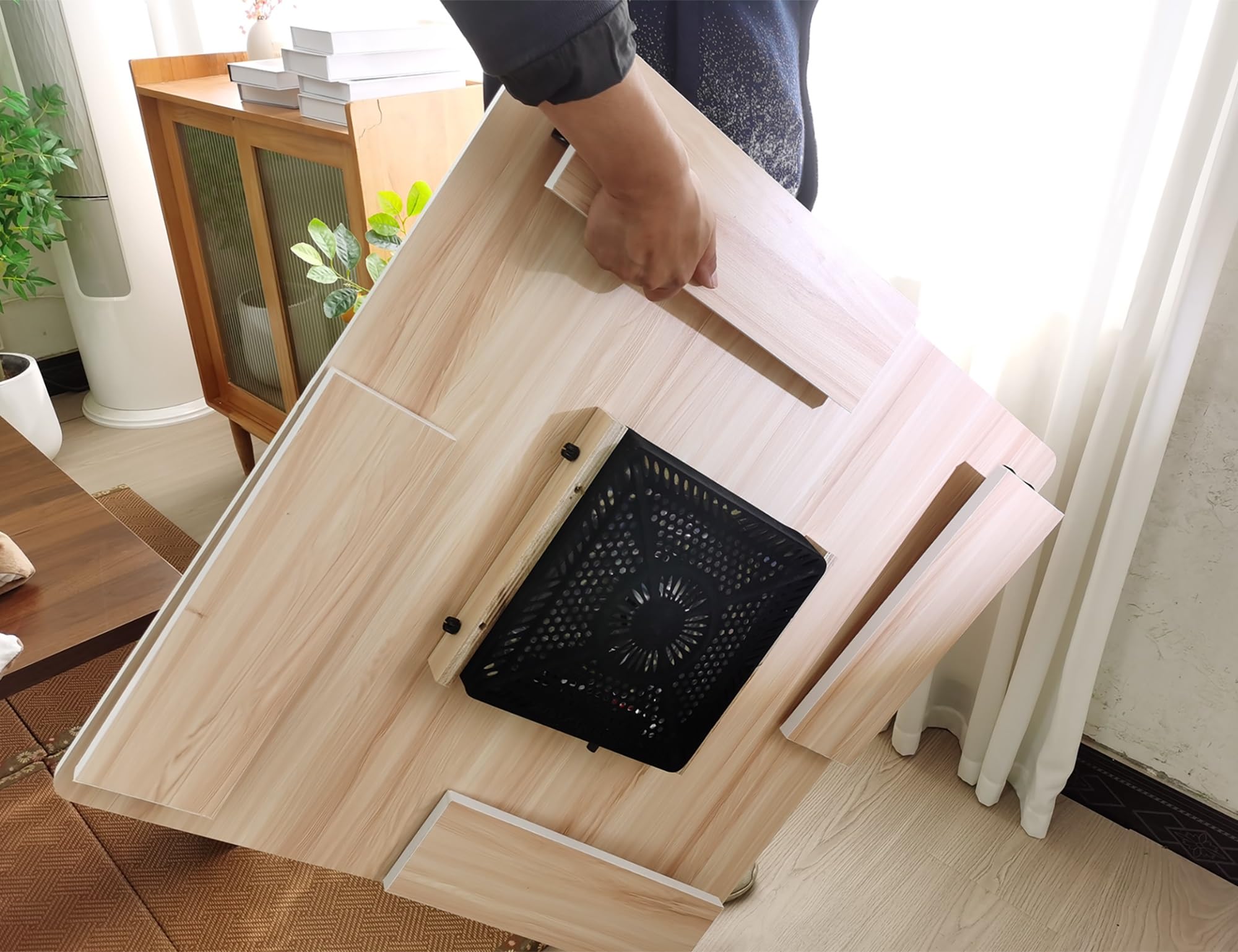 フラットヒーターこたつ 折りたたみフラットヒーターこたつテーブル ＜幅105cm＞｜通販の