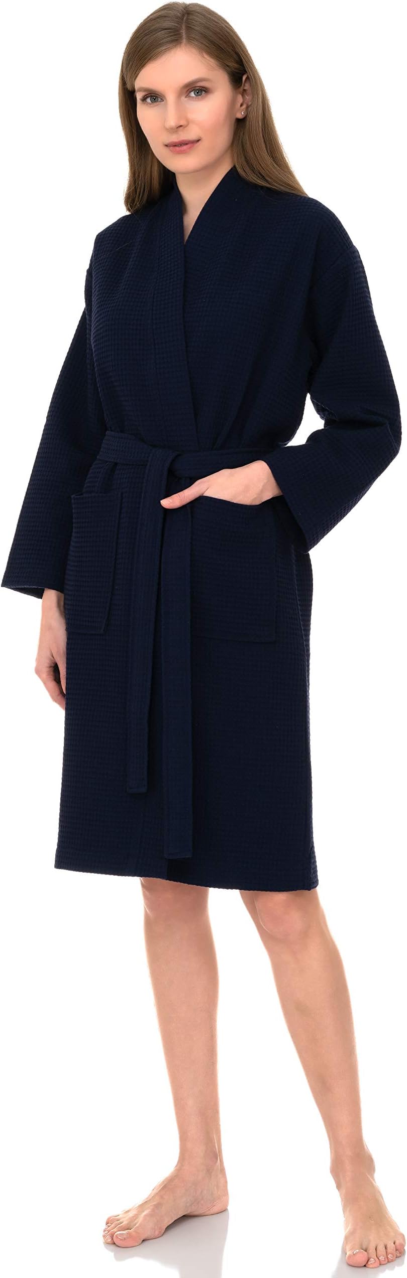 TowelSelections Women's Robe, Kimono Waffle Spa Bathrobe