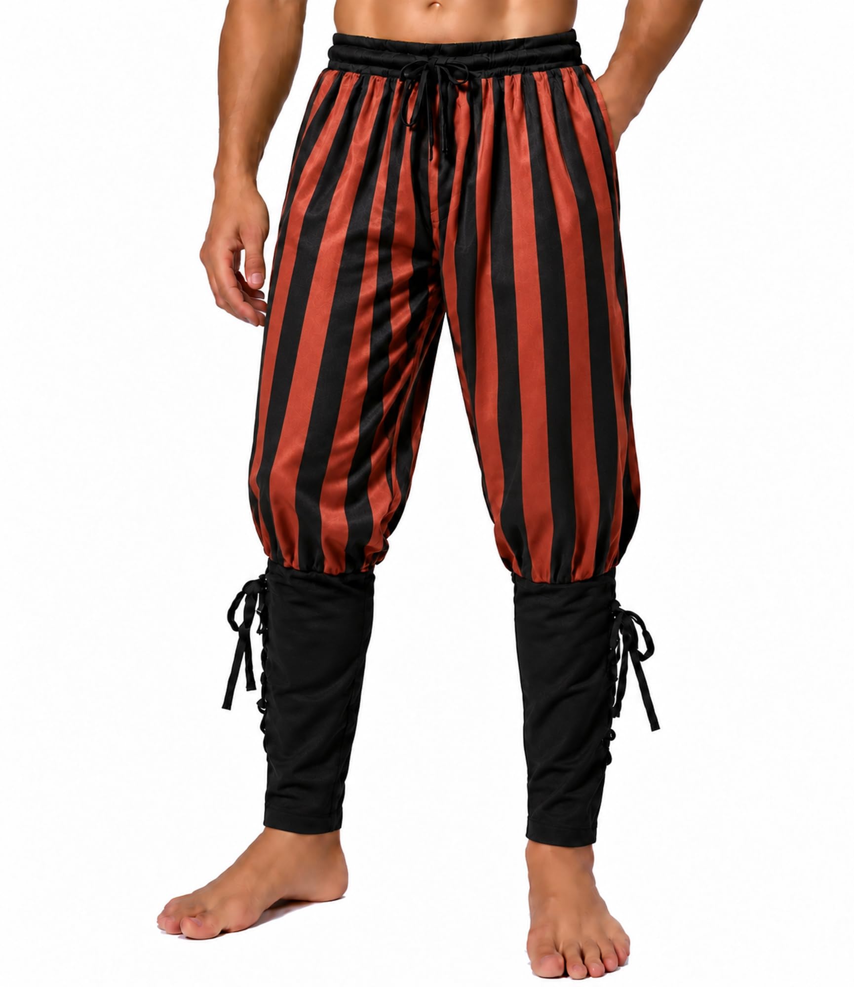 Men's Medieval Renaissance Pirate Pants Viking Ren Faire Costume