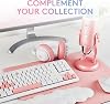 Logitech G Blue Yeti USB Microphone for Recording, Streaming, Gaming, Podcasting on PC and Mac, Condenser Mic for Laptop or Computer with Blue VO!CE Effects, Adjustable Stand - Pink
