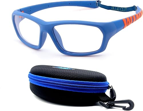 Miniatura 29 de BLUE CUT Gafas de protección deportiva, lentes antiniebla, gafas de seguridad para baloncesto, pickleball y todos los deportes al aire libre Azul