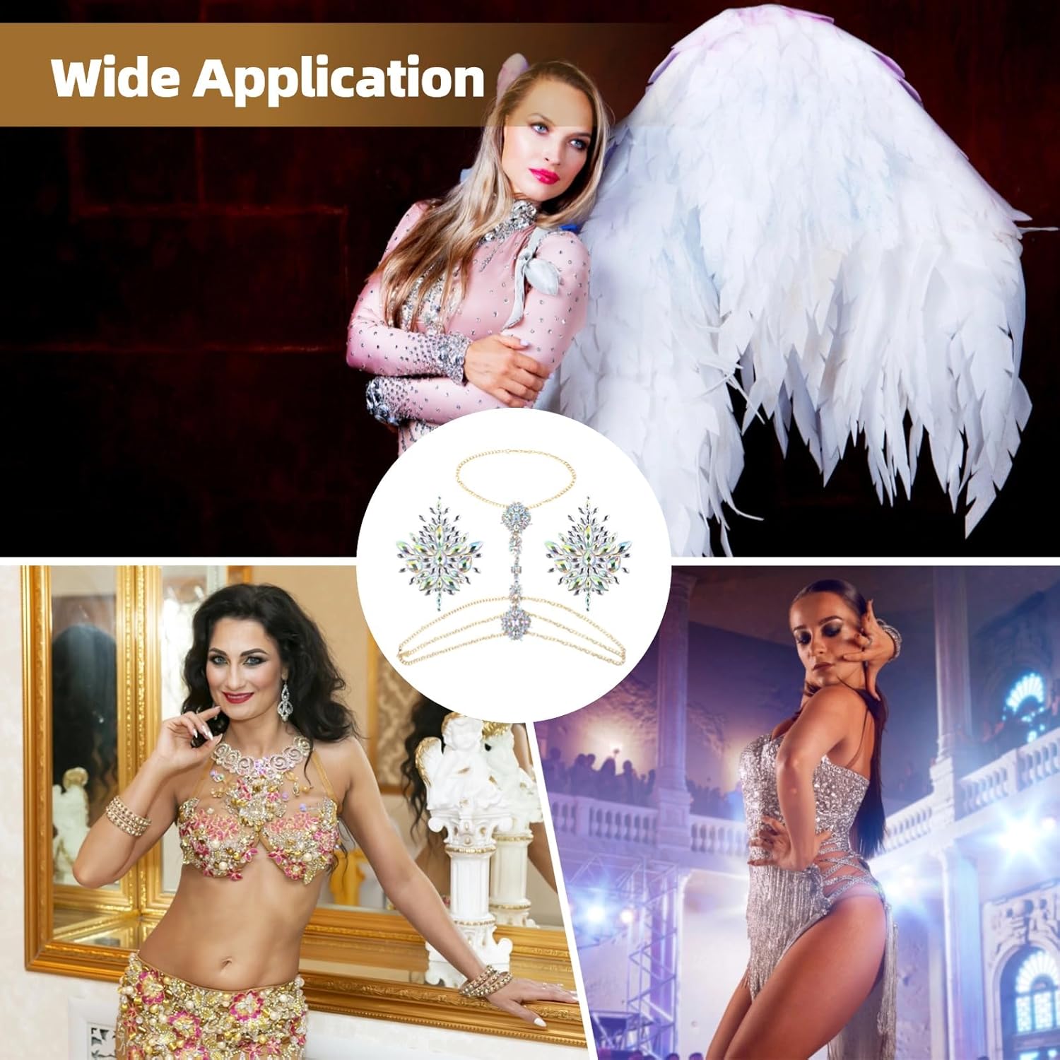 Boho Rhinestone Statement 2 Pieces - Image 6