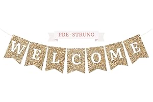Pre-Strung Welcome Banner - Ready to Shine