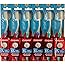 Colgate Slim Soft Gliding Tips Toothbrush, Extra Soft, Compact Head - Pack of 6