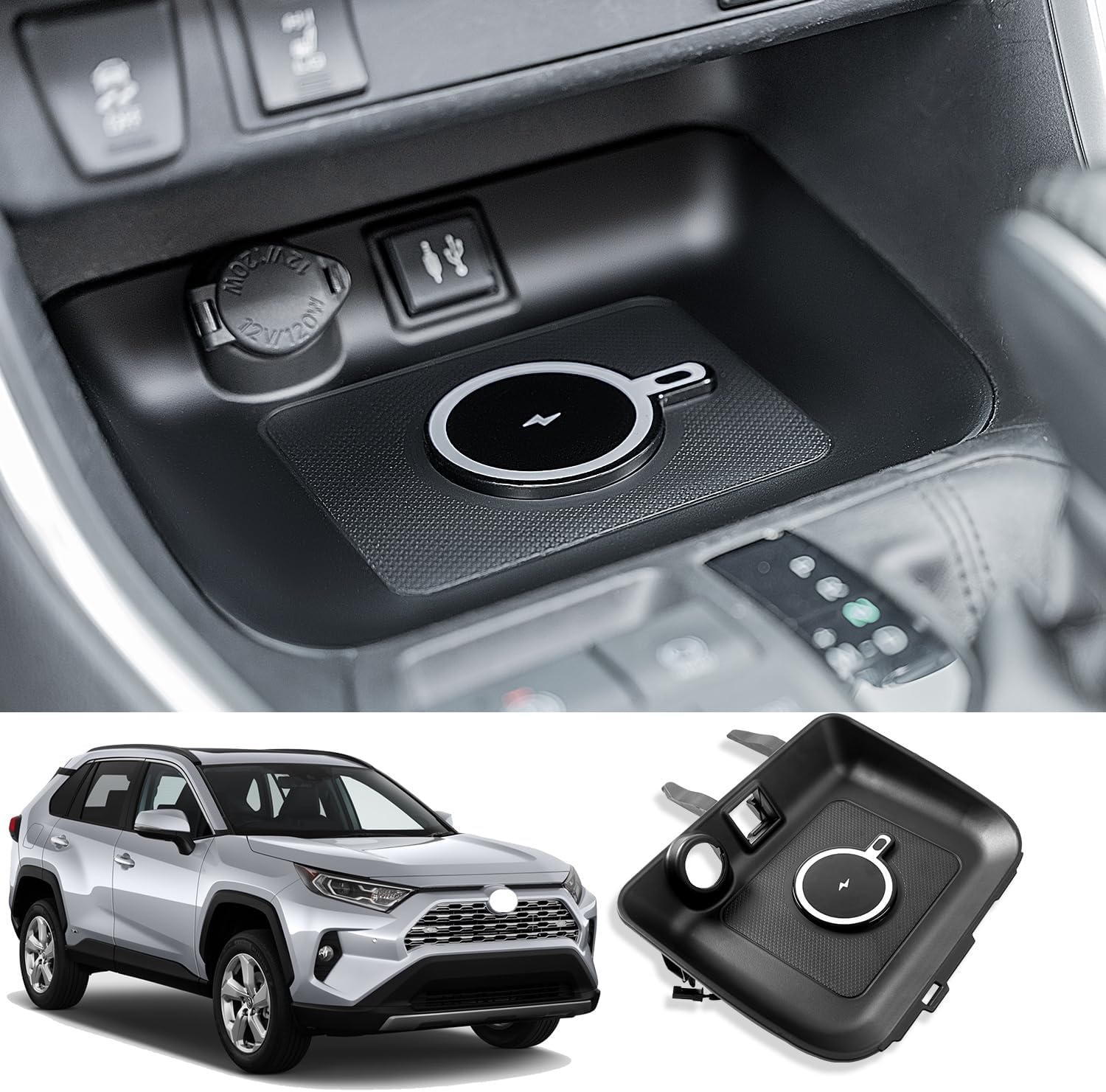 Amazon.com: Xipoo Car Wireless Charger Compatible with 2019-2024 Toyota ...