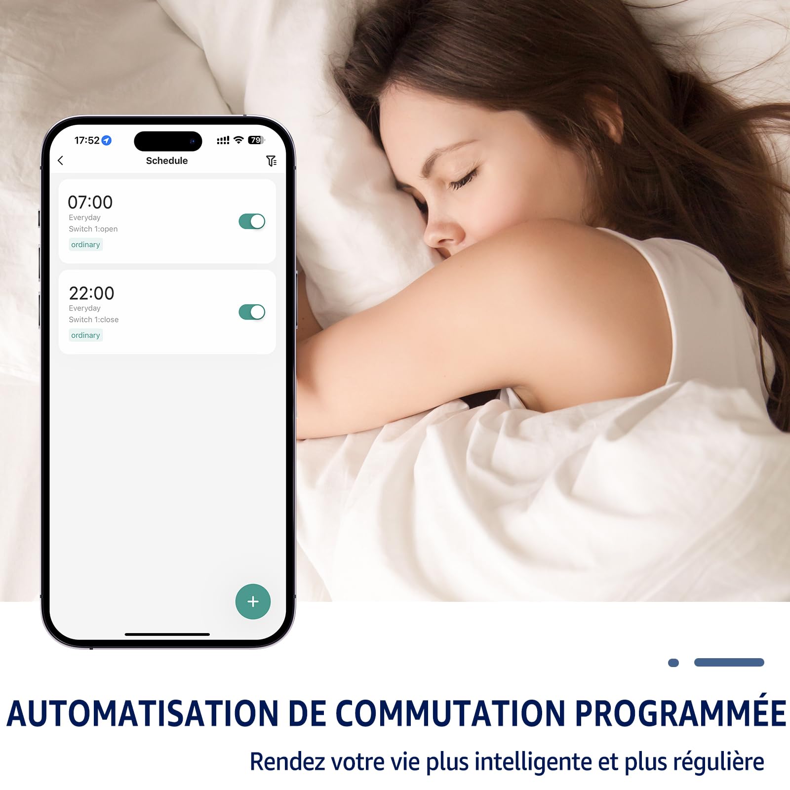 NineLeaf 4Pcs Kit récepteur Wifi pour mini interrupteur sans fil, sans câblage, contrôle vocal, fonction de temporisation, étanche IP66, compatible avec Alexa Google Assistant Tuya Smart Life APP