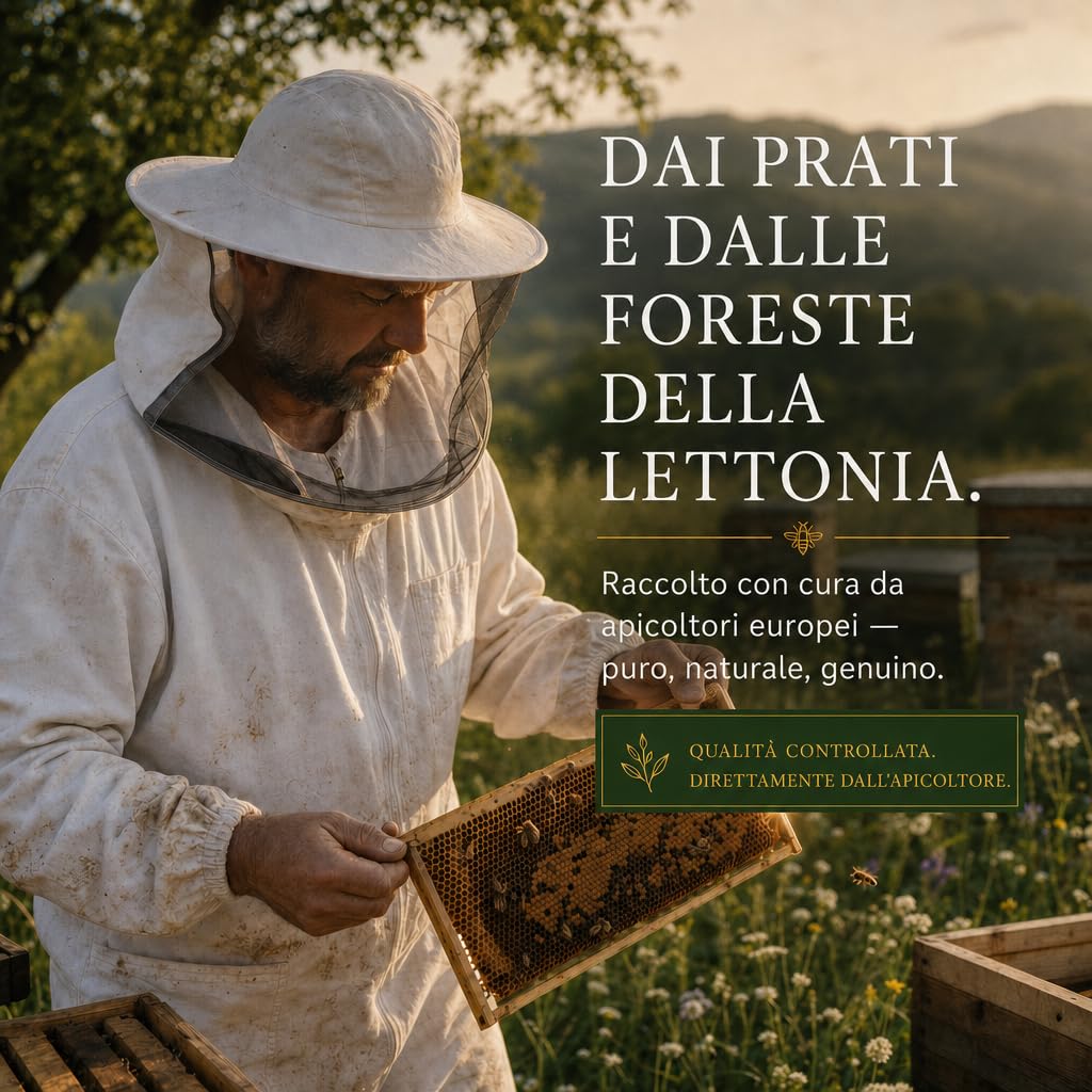 2nd1 – Pane d’Api Naturale, Polline Fermentato, Raccolto da Apicoltori, con Vitamine e Minerali, per una Dieta Equilibrata, Supporta il Sistema Immunitario, Ideale per Smoothie e Muesli
