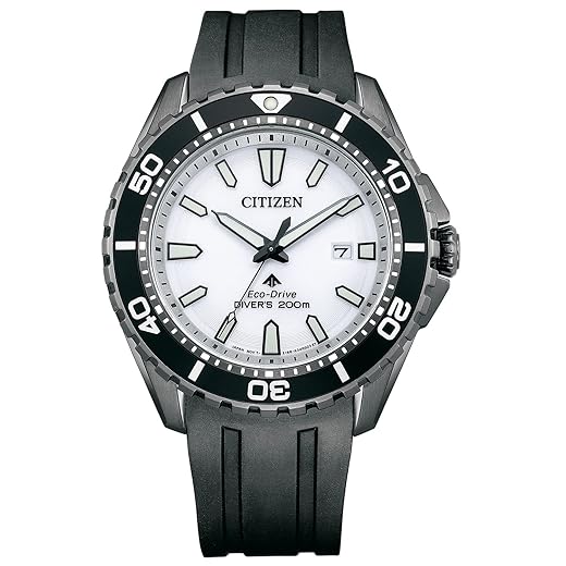 Citizen BN0197-08A [PROMASTER Marine Series Eco-Drive Diver 200m] Watch Imported from Japan Feb 2023 Model, black / white