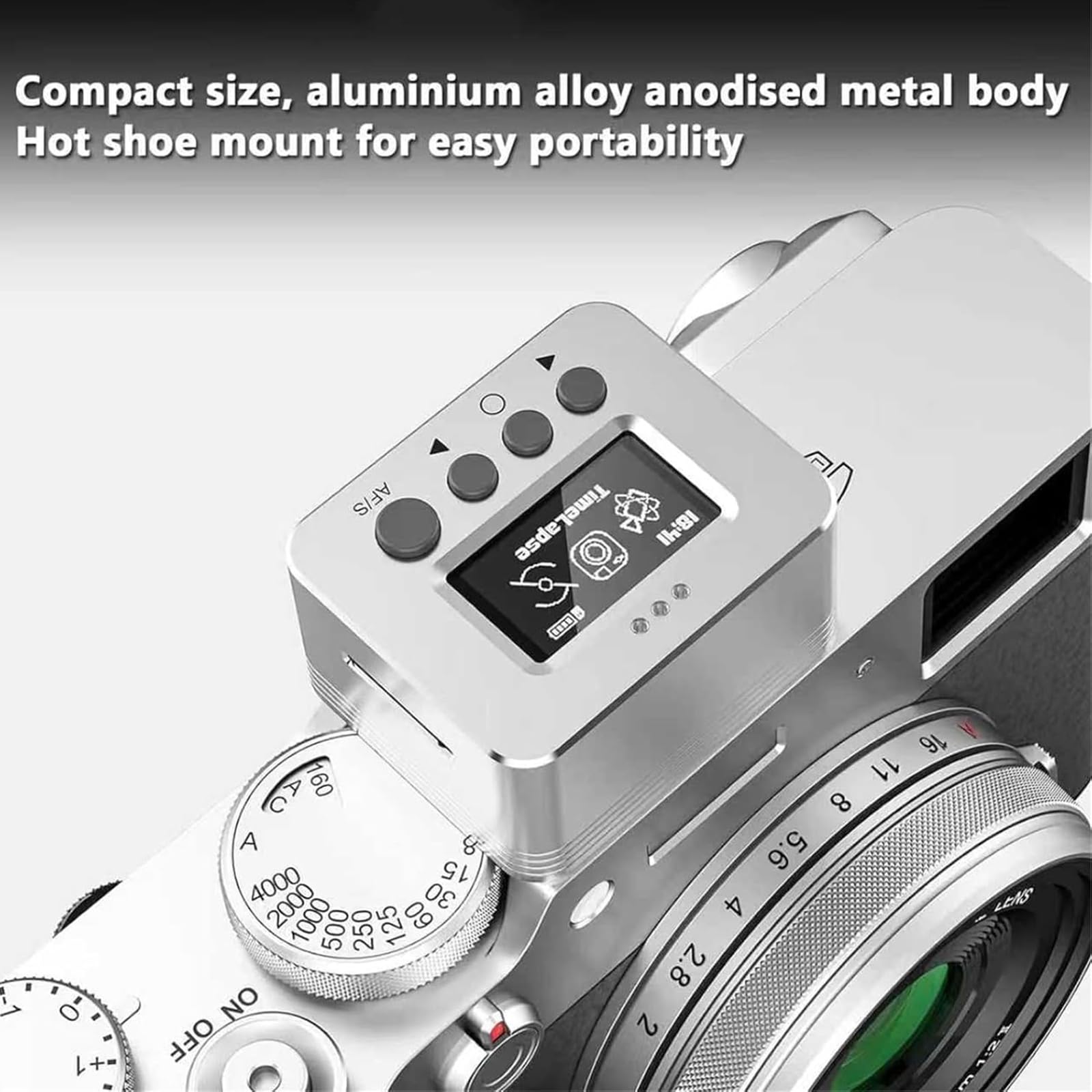Stabilizzatore giroscopico esterno, supporto per scarpa fredda ad alta precisione, ideale per fotografia all'aperto, videografia e produzione di contenuti