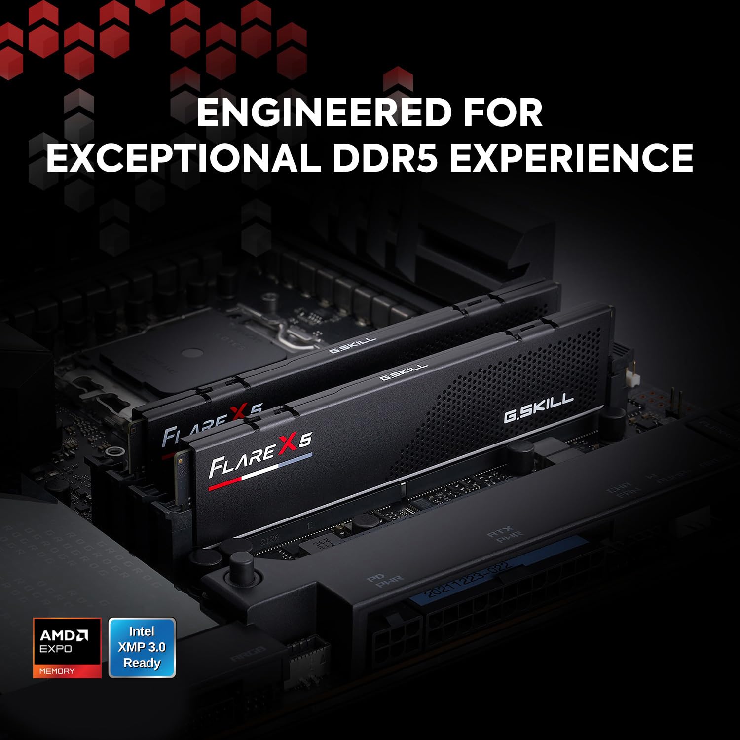 G.SKILL Flare X5 Series DDR5 RAM (AMD EXPO & Intel XMP 3.0) 64GB