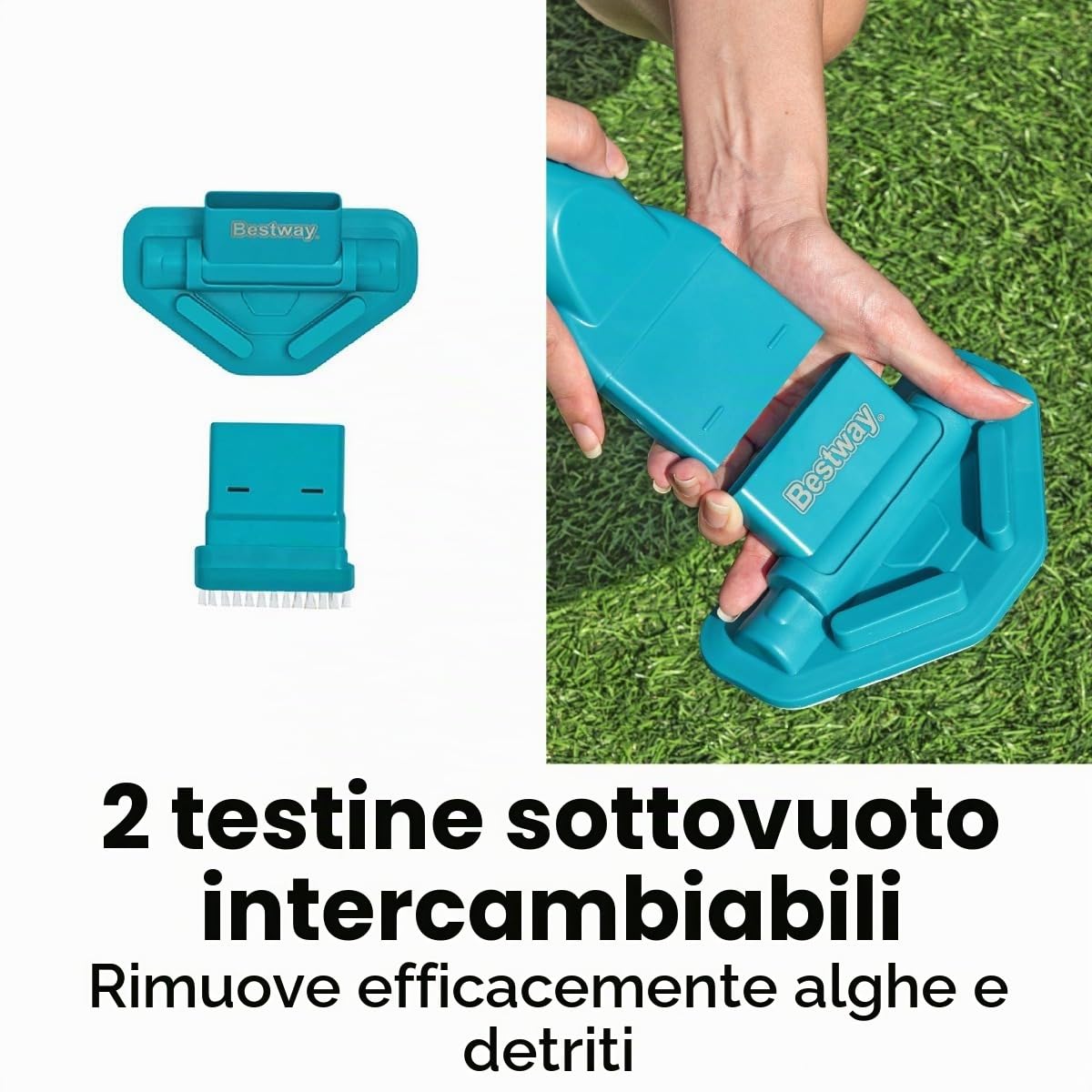 Bestway 58831 Kit per la manutenzione della piscina AquaSurge, azzurro