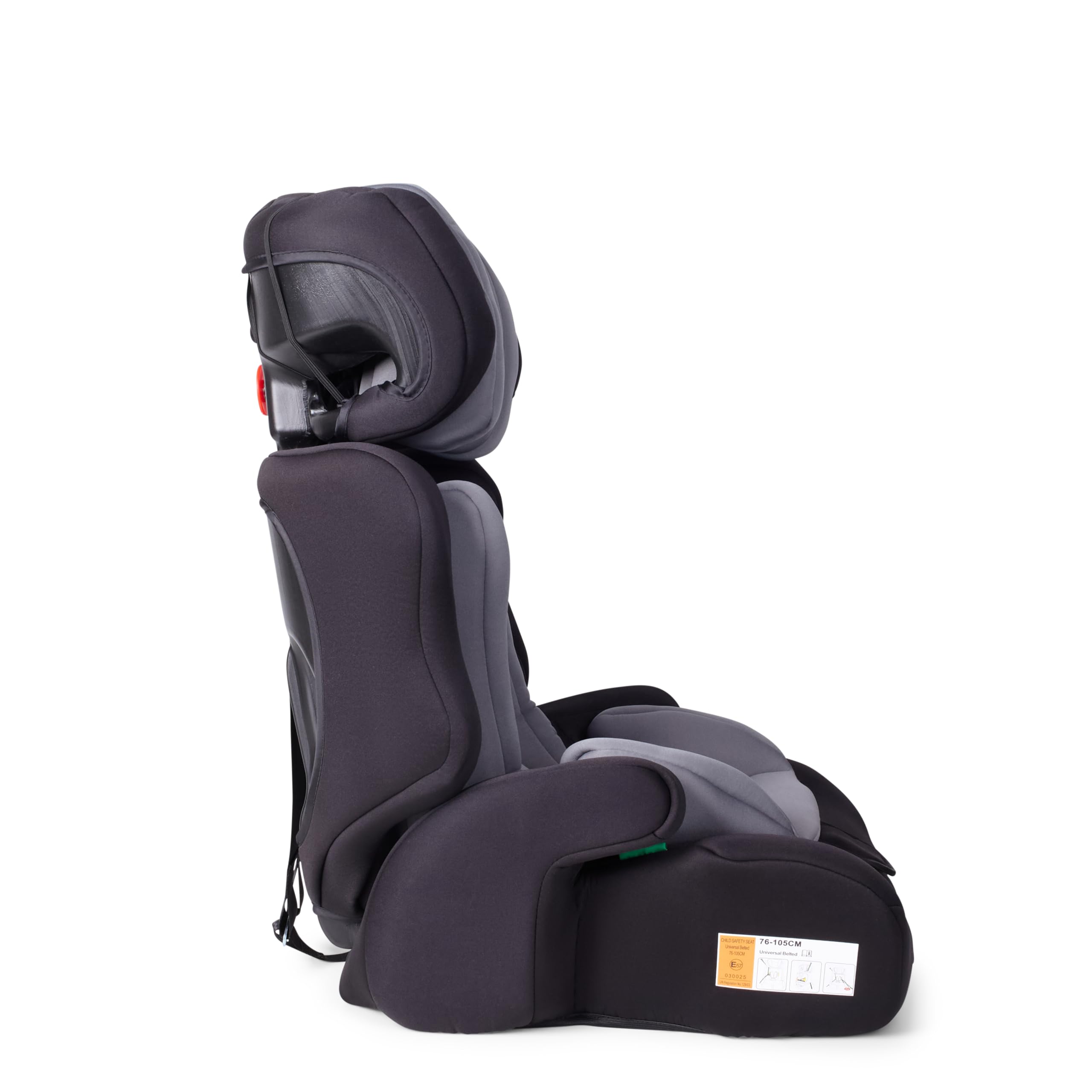 Toral Alzador Coche Niño - Silla Coche Grupo 1 2 3 i-Size - Desde 76-150 cm - Silla Coche Bebe - Elevador coche niño y niña - Silla bebe coche Modelo Gris