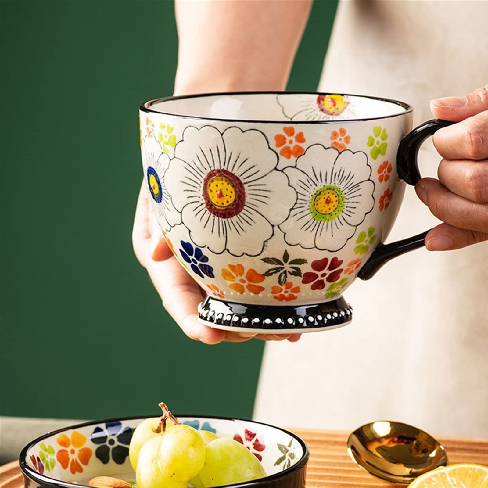 Tazas Taza de cerámica 510ML Taza de Bebida de Gran Capacidad Taza para el hogar Taza de café de Oficina Taza de café