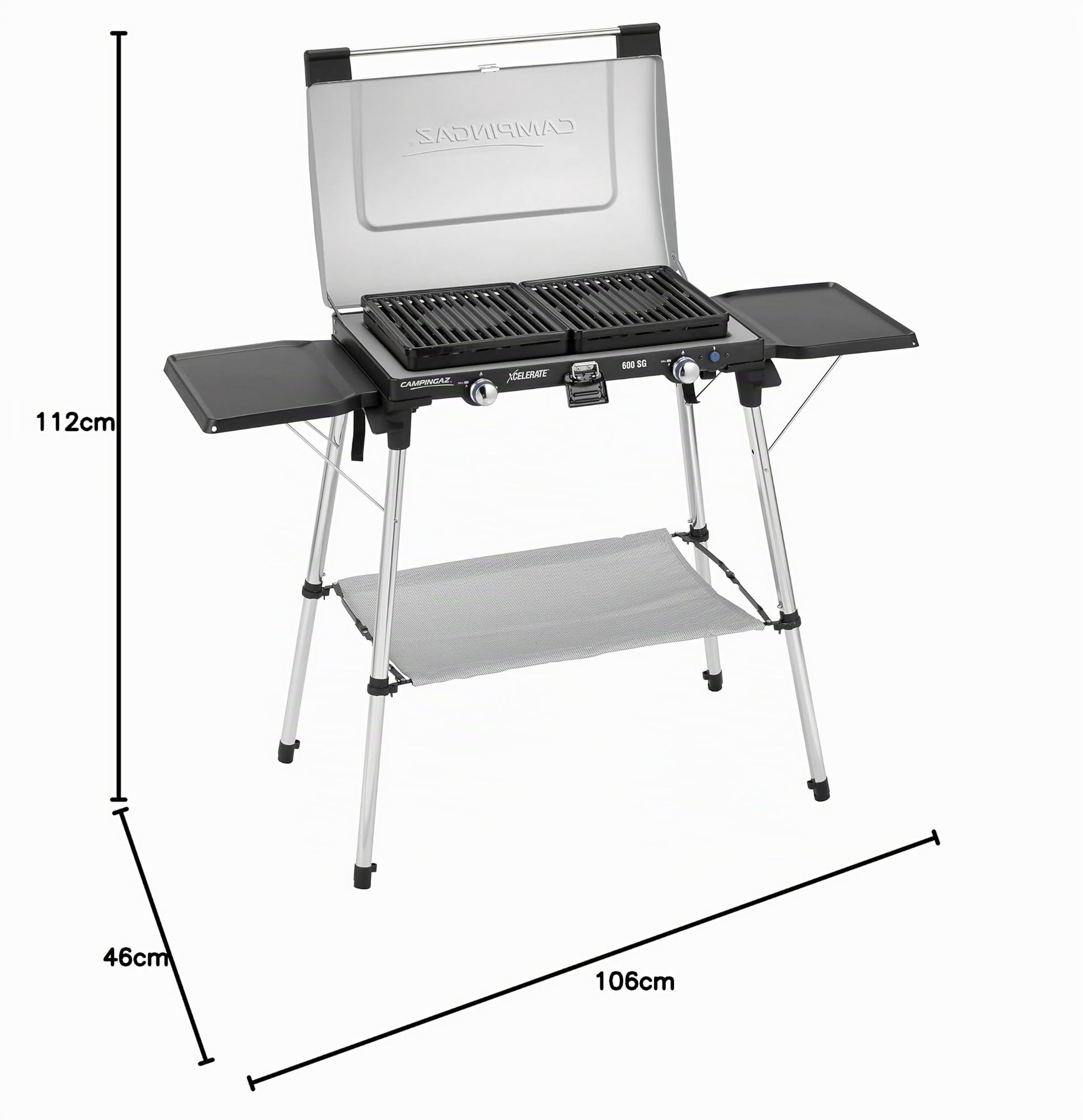 Campingaz - Cuisinière à gaz - Stove&Grill 600-SG - 2x 2200 Watt