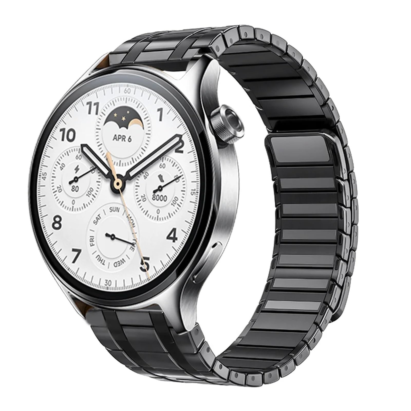 Bracelet en Acier Inoxydable Compatible avec la Montre S3 S1 Pro/S1 et Color 2/S1 Active Bracelet en métal Compatible avec Les Accessoires de Bracelet universels de 22 mm(H,22MM Universal)