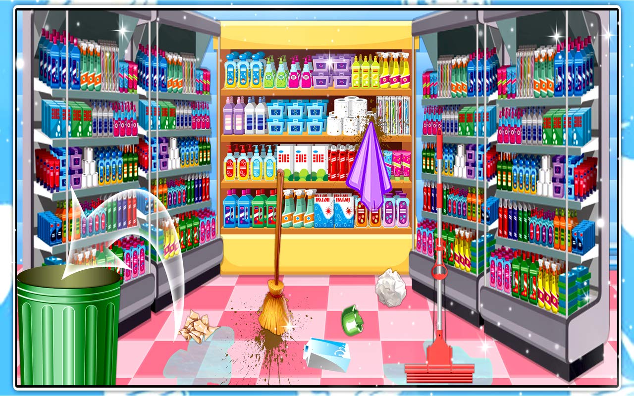 Jeux de nettoyage de supermarché pour filles 2020 Application sur Amazon Appstore