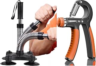 Leosportz Arm Wrestling Training Equipment - Designed Spifically for Arm Wrestler Strength Training | Grips Wrist Muscle Developer Strength Fitness (Arm Wrestler with hand Grip)